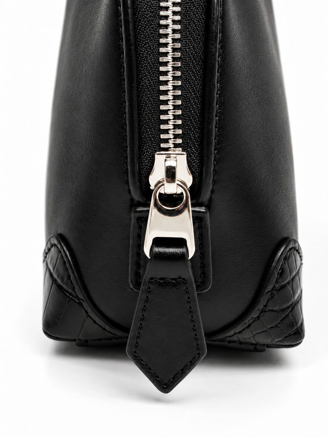 The Maison James Black Pouch Luxury makeup bag luxury makeup pouch cosmetic bag cosmetic pouch black zip pouch black vanity case