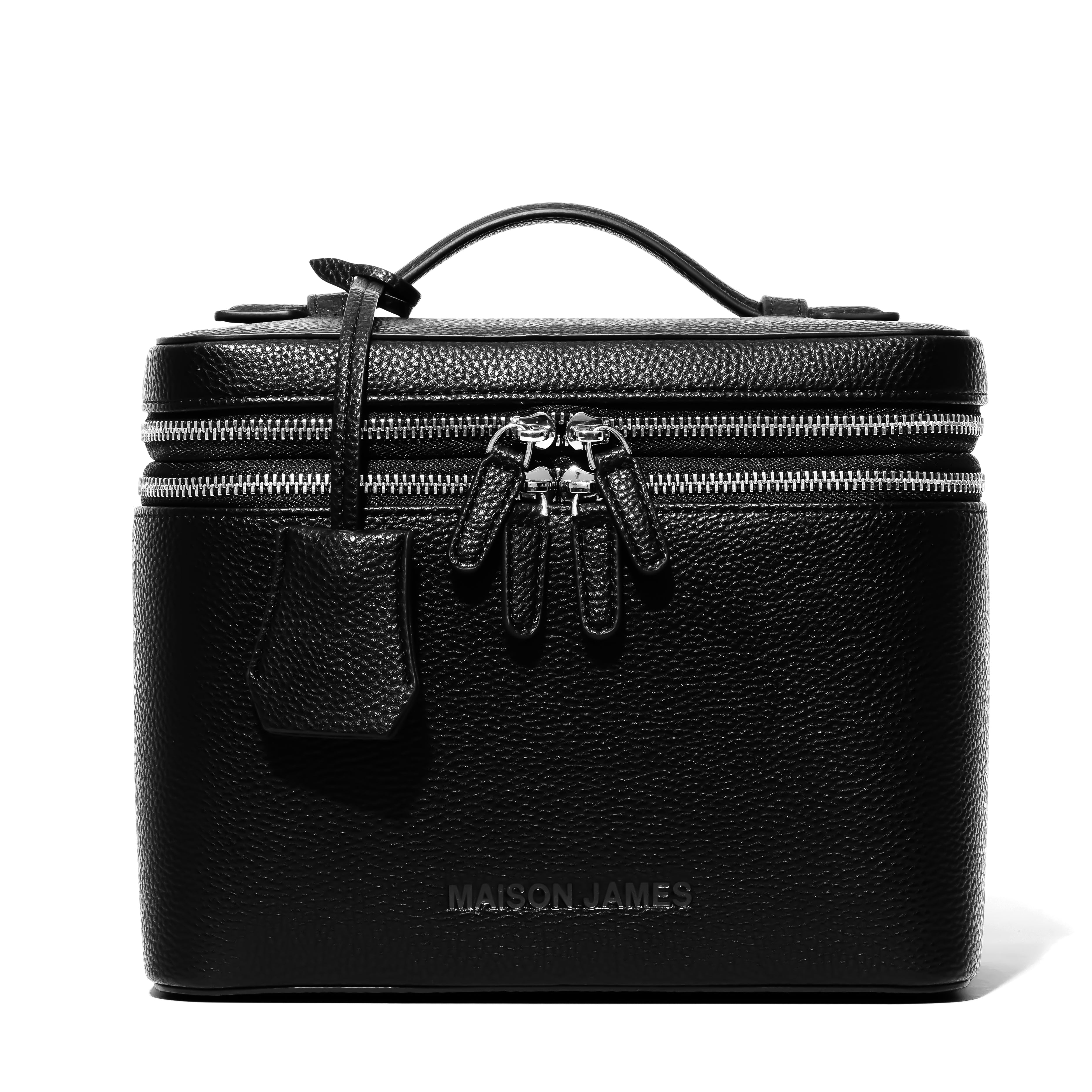 Maison James, Vanity Case, Duo Vanity Case, Large Vanity Case, Black Vanity Case, Best Vanity Case, Luxury Vanity Case, Makeup Case, Train Trunk, Makeup Bag, Makeup Organizer